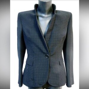 Giorgio Armani 90s Single Breasted Woven Blazer